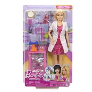 Imagine Set de joaca Papusa Barbie Face Cariera, Om de Stiinta