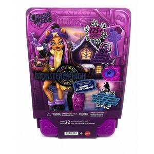 Imagine Papusa Monster High Skulltimate Secrets Clawdeen Wolf, cu accesorii