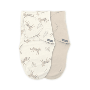 Imagine Set 2 sisteme de infasare Ingenuity Swaddle Me 0-3 luni, colectia Monogram Born Free