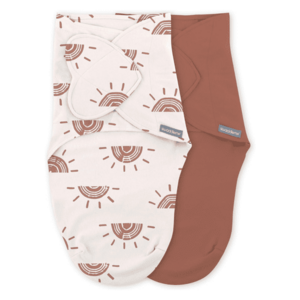 Imagine Set 2 sisteme de infasare Ingenuity Swaddle Me 0-3 luni, colectia Monogram Rising Sun