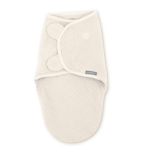 Imagine Sistem de infasare Ingenuity Swaddle Me 0-3 luni, muselina, colectia Original Cream