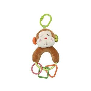 Imagine Jucarie de plus Lorelli Maimutica, 20 cm, cu forme geometrice zornaitoare, 0 luni+