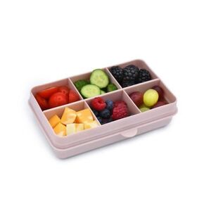 Imagine Cutie pentru mancare Melii Mini Snackle Box, 6 compartimente, Roz