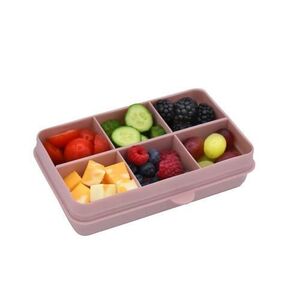Imagine Cutie snack Melii Luxe, 6 compartimente, Roz