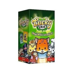 Imagine Joc de societate Trefl Lucky Cats, 80 carti, 2-4 jucatori, 5 ani +