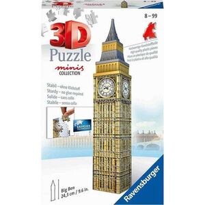 Imagine Puzzle 3D Ravensburger Minis - Big Ben, 54 piese