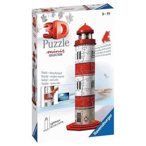 Imagine Puzzle 3D Ravensburger Minis - Lighthouse, 54 piese