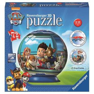 Imagine Puzzle Ravensburger 3D - Paw Patrol, 72 piese