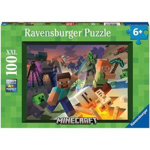 Imagine Puzzle Ravensburger XXL - Minecraft, 100 piese