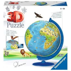 Imagine Puzzle Ravensburger 3D - Globul pamantesc, 180 piese