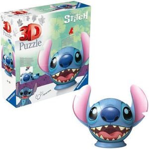 Imagine Puzzle Ravensburger 3D - Disney Stitch, figurina Stitch, 72 piese