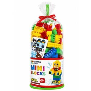 Imagine Set de constructie Mini blocks, 24 de piese