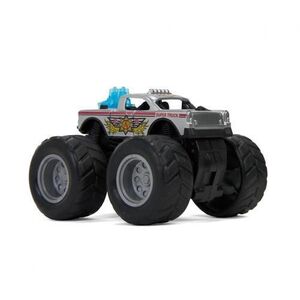 Imagine Masinuta de politie MomKi MOMKI1199-8GRI, 8.5cm, Gri