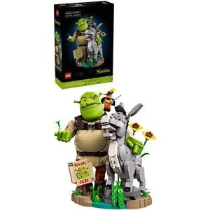 Imagine LEGO® Shrek: Shrek, Magarusul si Motanul incaltat 72423, 1403 piese