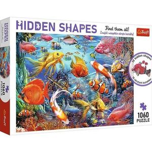 Imagine Puzzle Trefl - Forme Ascunse, Viata Subacvatica, 1000 piese