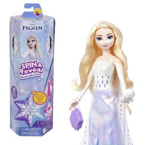 Imagine Papusa Disney Frozen Spin and Reveal Elsa