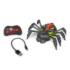 Imagine Jucarie interactiva Spin Master Tarantulax Hex Bots, paianjen urcator pe perete, 2 x AAA
