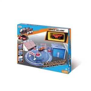 Imagine Set pista de curse Maisto Fresh Metal 100, masina inclusa, 3 ani +
