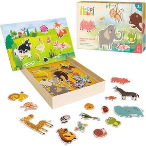 Imagine Set educativ HappiHobbi, Forme magnetice, Animale
