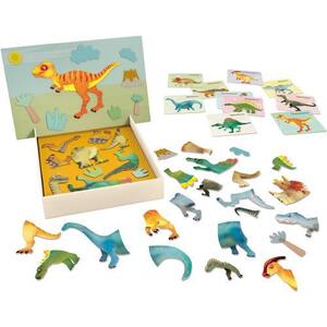 Imagine Set educativ HappiHobbi, Forme magnetice, Dinozauri