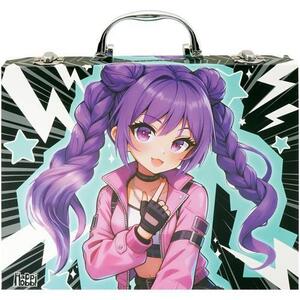 Imagine Set pentru desen HappiHobbi - Servieta Manga, cu 50 accesorii