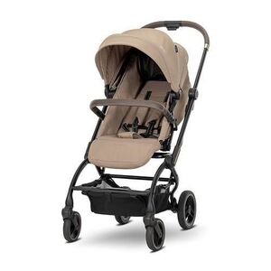 Imagine Carucior pentru nou-nascut Lorelli Makaya, cu scaun rotativ 360 grade, cadru din aluminiu, pana la 22 kg, Bej