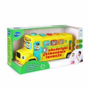 Imagine Jucarie educativa Autobuzul Scolar, cu sunete si lumini, +18 luni, Hola