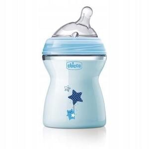 Imagine Biberon anti-colici, Chicco, Plastic/Silicon, 2 luni+, 250ml, Albastru