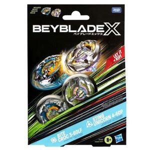 Imagine Set duo Beyblade X - Bite Croc 3-60Lf si Sting Unicorn 4-60P