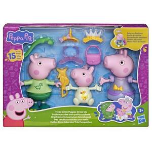 Imagine Set 3 figurine Peppa Pig Purcelusi de imbracat, cu accesorii