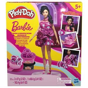 Imagine Set de joaca Play-Doh Barbie Pietre pretioase si panglici