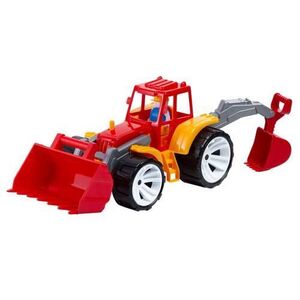 Imagine Tractor pentru copii Hashtag Toys BAMS 2 cu 2 cupe, 37x20x21cm