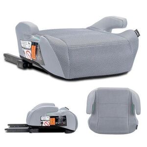 Imagine Inaltator auto pentru copii Lorelli Zen, Isofix, 6-12 Ani, 125-150 cm, cu conectori pentru ghidaj, Gri
