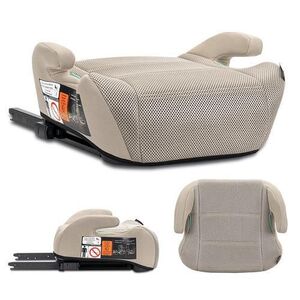 Imagine Inaltator auto pentru copii Lorelli Zen, Isofix, 6-12 Ani, 125-150 cm, cu conectori pentru ghidaj, Bej