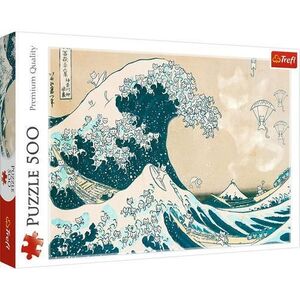 Imagine Puzzle Trefl din 500 piese - Marele val al pisicii