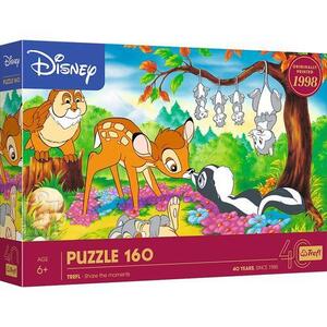 Imagine Puzzle Trefl din 160 piese - Bambi si prietenii padurii