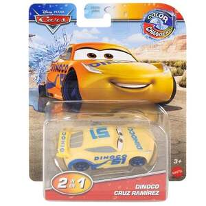 Imagine Masinuta Disney Cars, Color Changers, Dinoco Cruz Ramirez, JHG26