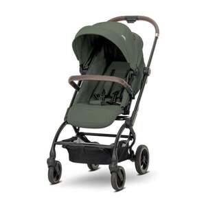 Imagine Carucior pentru nou-nascut, Lorelli Makaya, cu scaun rotativ 360 grade, cadru din aluminiu, pana la 22 kg, Green
