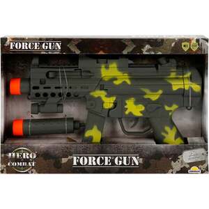 Imagine Arma militara cu sunete si vibratii, Hero Combat, verde inchis
