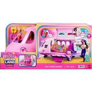 Imagine Set de joaca in avionul de vis al lui Barbie, Dream Land, JLW92