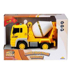 Imagine Masina de constructie cu lumini si sunete, Maxx Wheels, Betoniera, 20 cm