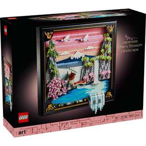 Imagine LEGO® Art - Peisaj cu flori de cires japonez (31218)