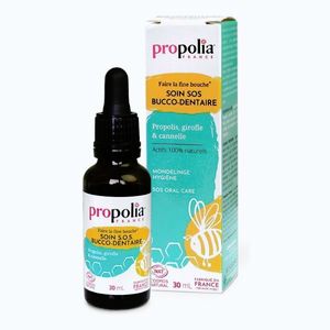 Imagine SOS solutie pentru ingrijire orala naturala cu propolis, cuisoare si scortisoara ecologica 30 ml Propolia