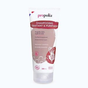 Imagine Sampon tratament purifiant cu propolis, miere, argila si ienupar ecologic 200ml Propolia