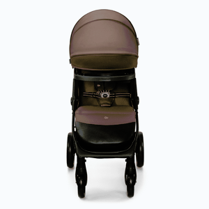 Imagine Carucior pentru copii Kinderkraft Trig 3 Velvet Mocca cu tava inclusa, suspensii, greutate admisa 22 kg