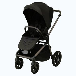 Imagine Carucior 2 in 1 pentru copii Espiro Noble cu landou pliabil si toate accesoriile incluse Black