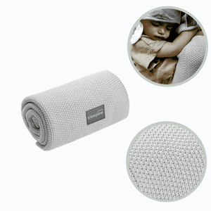 Imagine Paturica din bambusbumbac Touch Light Grey Sleepee