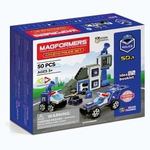 Imagine Set magnetic Magformers, Uimitorul set de politie
