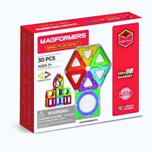 Imagine Set magnetic de construit- Magformers Basic Plus 30 set