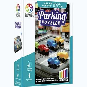 Imagine Smart Games - Parking Puzzler, joc de logica cu 60 de provocari, 6+ ani, editie lb. Romana